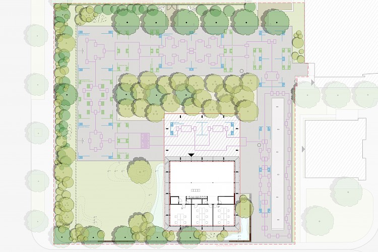 Pausenhof Dreilinden