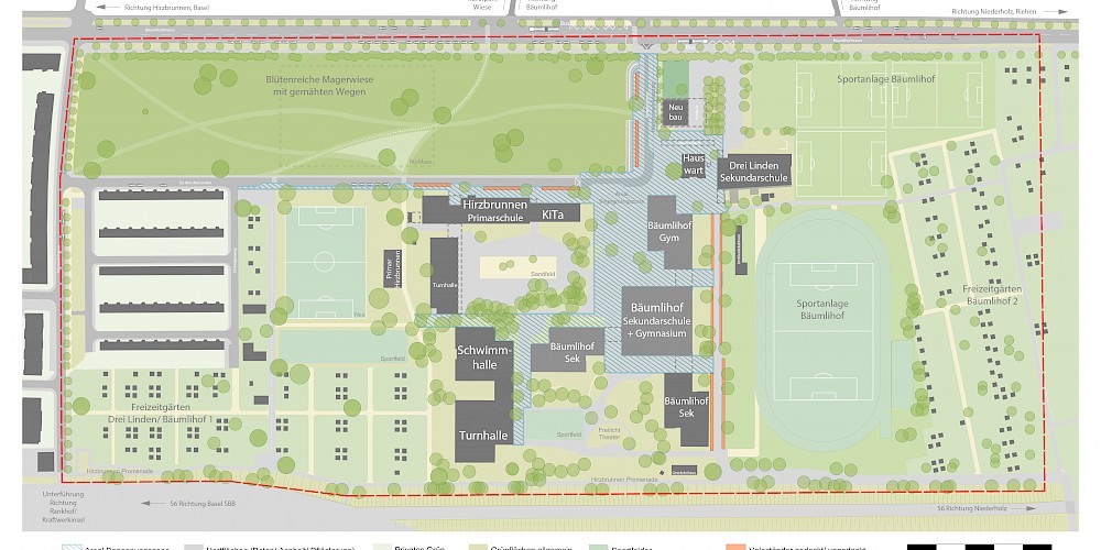 Pausenhof Dreilinden