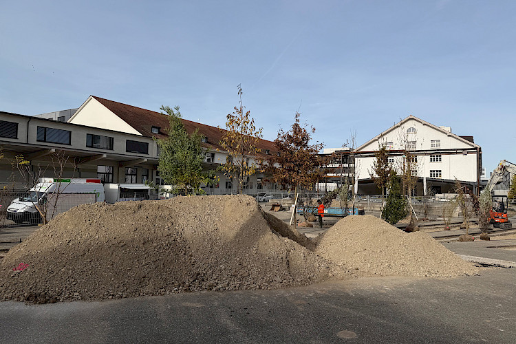 AKTUELL: Entsiegelung Freilager-Platz, Münchenstein