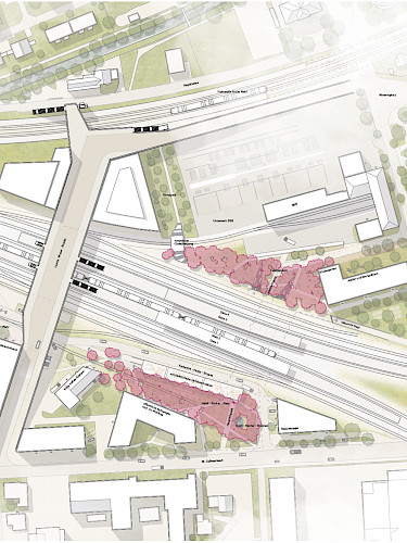 AKTUELL: Studienauftrag Stadtraum Bahnhof Grüze Winterthur